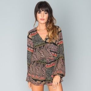 Show Me Your MuMu Rocky Romper Lovely Paisley